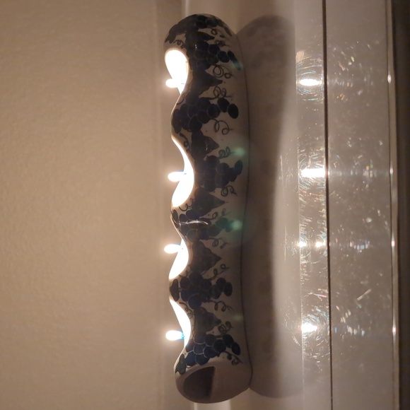 Andy Unikat Polish Pottery Advent Candle Centerpiece - Hand Made Hand Painted - Picture 1 of 15